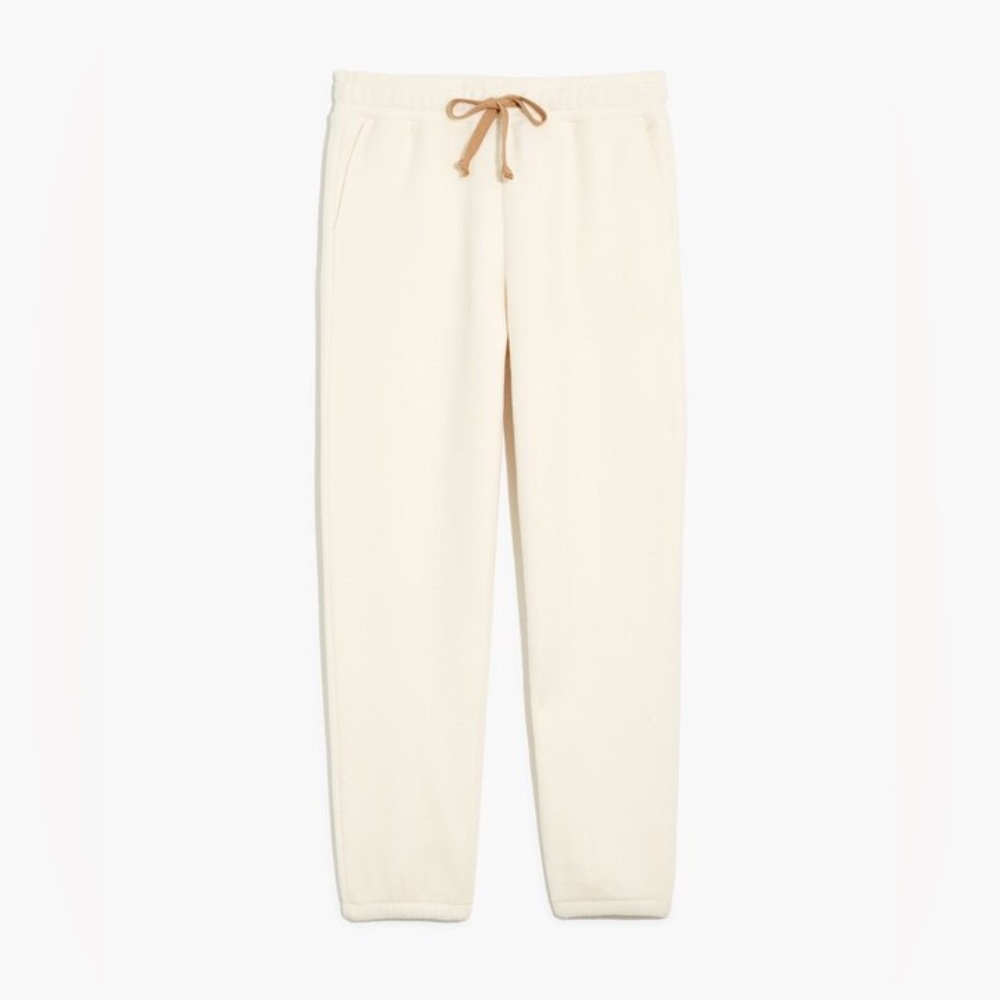 Madewell MWL‎ Betterfleece Retro Sweatpants Antique Cream XXS